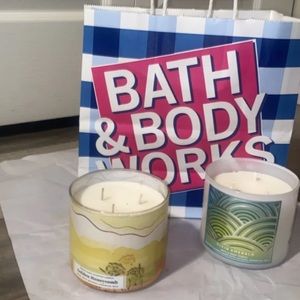 Bath and body works candle bundle